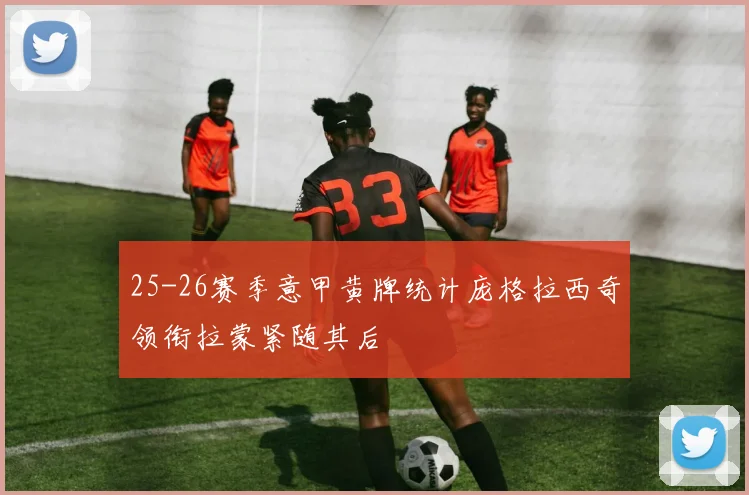 25-26赛季意甲黄牌统计庞格拉西奇领衔拉蒙紧随其后